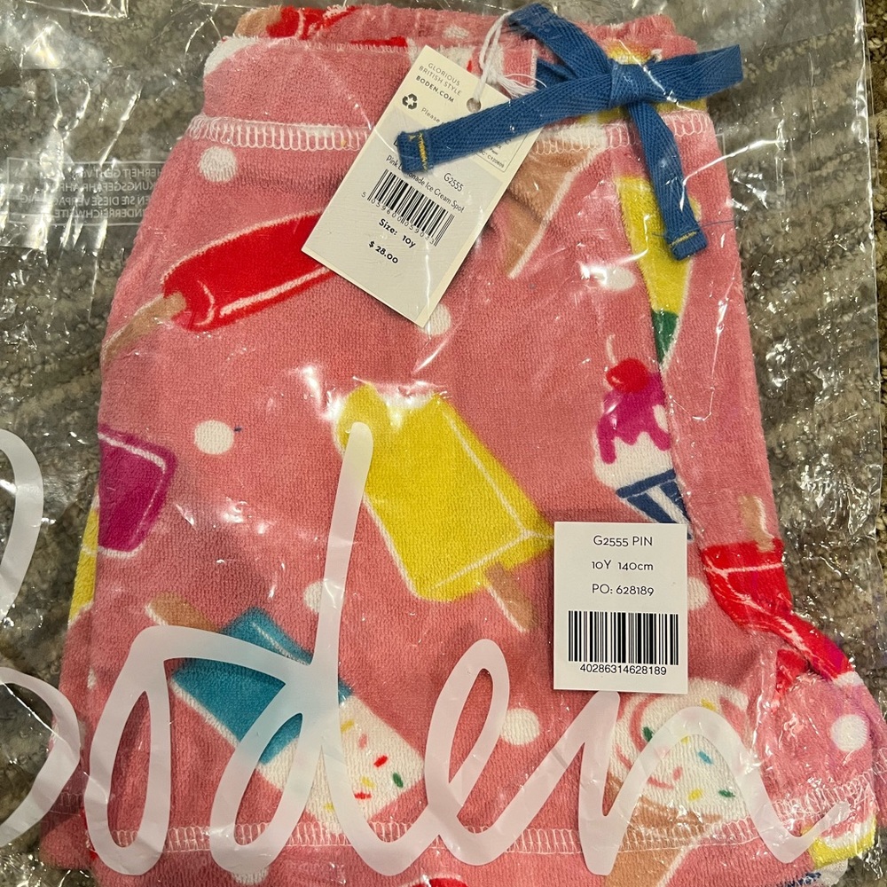 Brand new with tags in original package Pink Lemonade Ice Cream shorts.